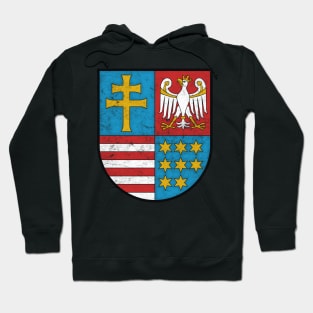 Holy Cross Voivodeship - Vintage Distressed Style Poland/Polish Eagle Hoodie